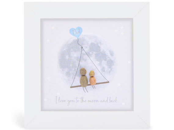 I Love You to the Moon & Back Dad Mini Frame