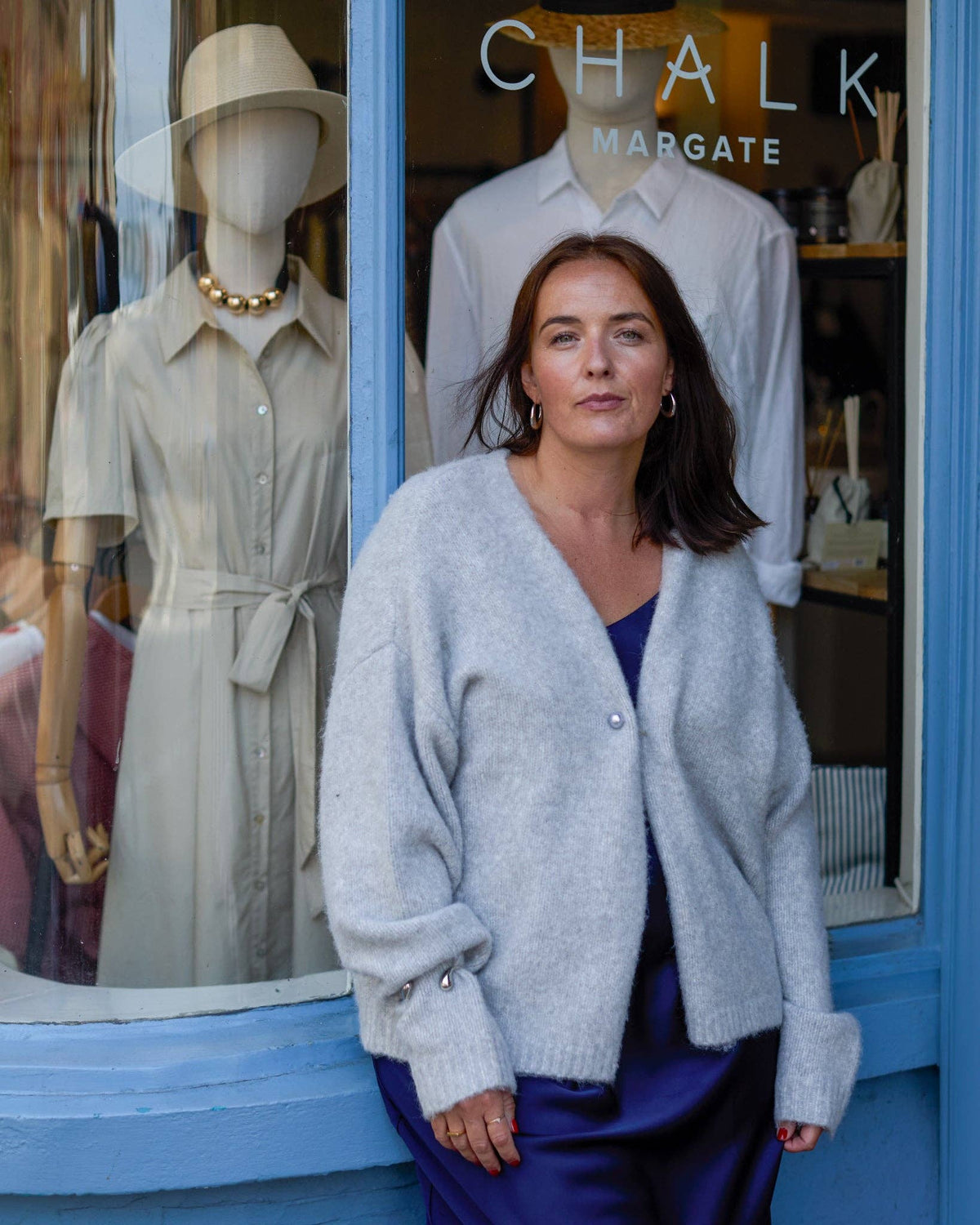 Grace Cardigan | Silver