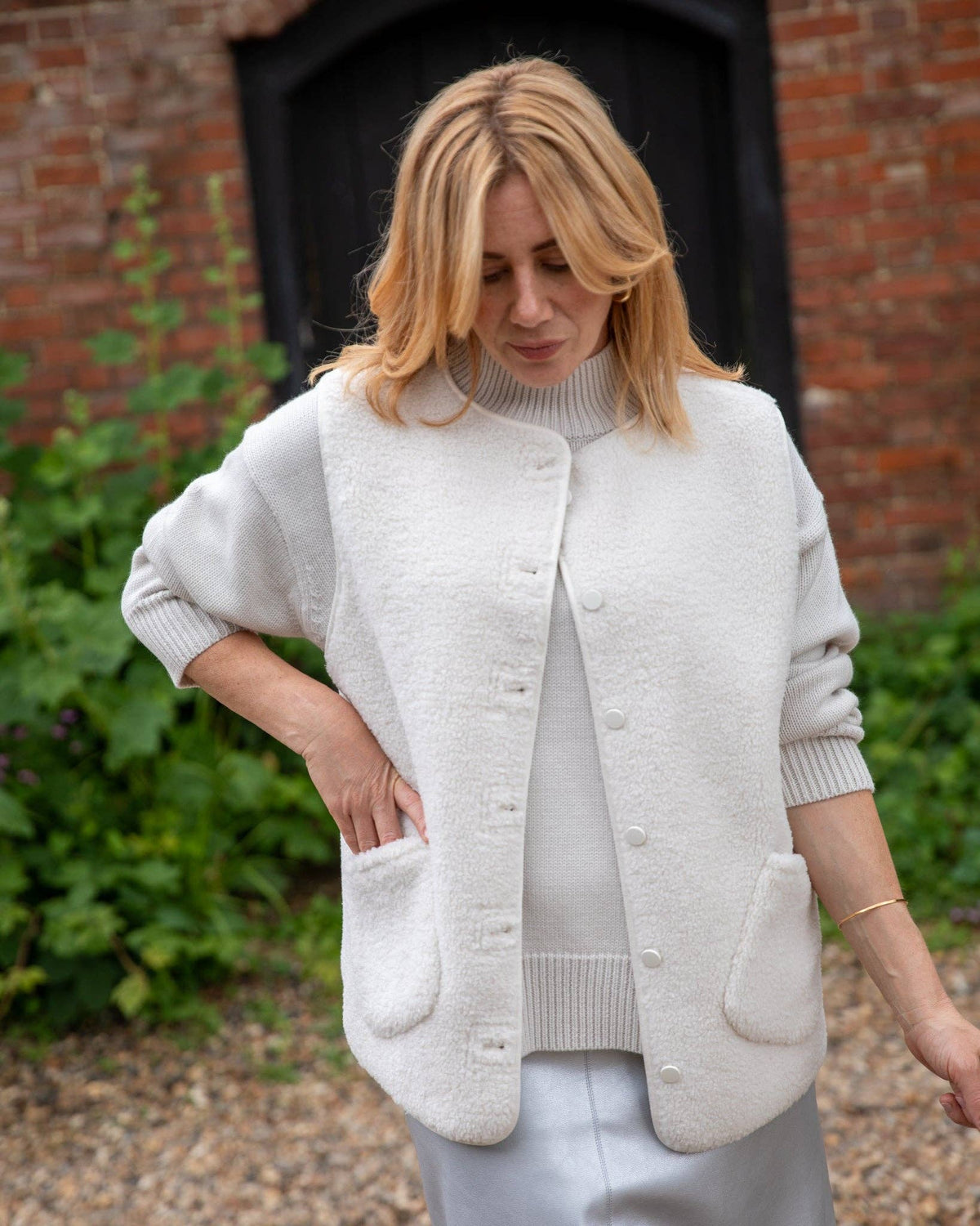 Cleo Gilet | Off White