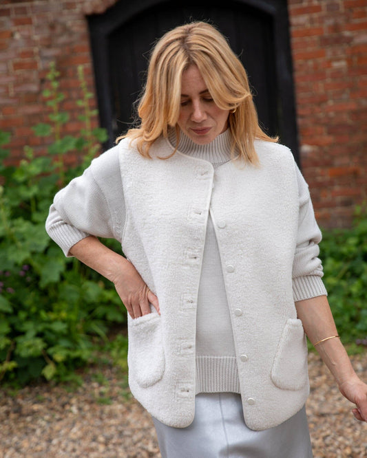 Cleo Gilet | Off White