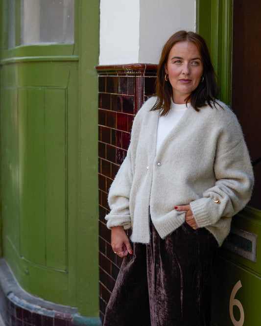 Grace Cardigan | Oyster