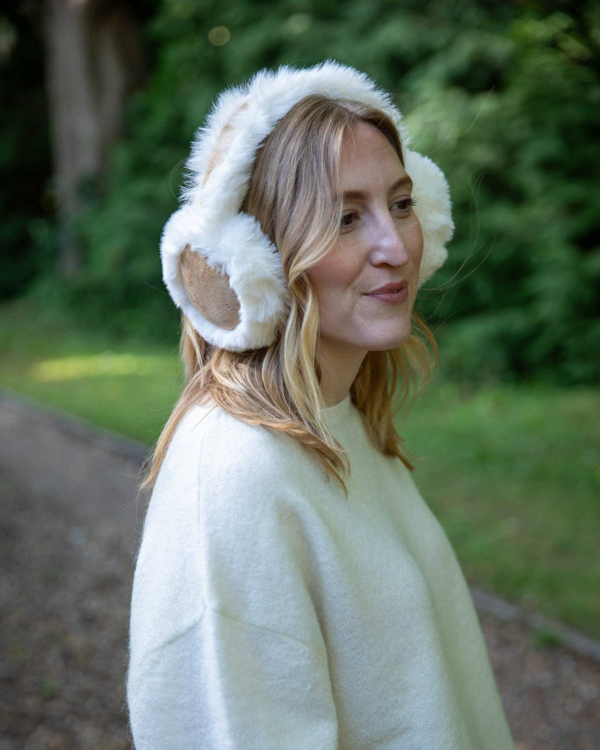 Lenham Ear Muff | Ivory