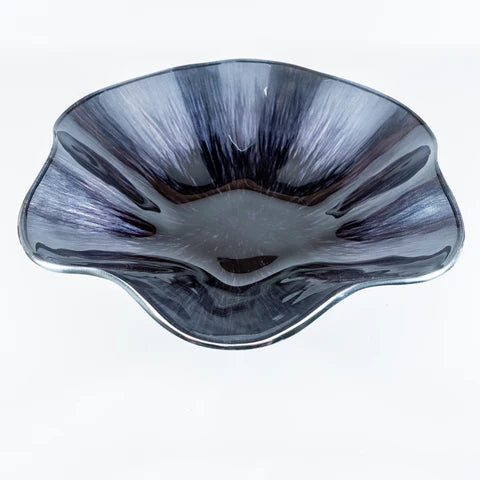Brushed Black Poppy Bowl Medium