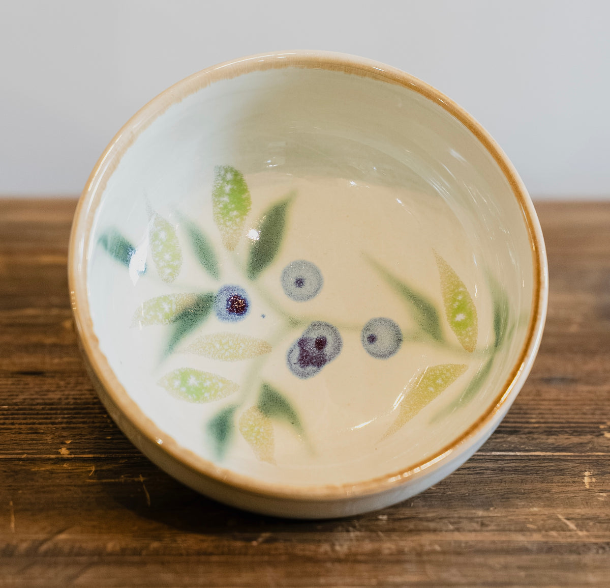 Olive Ceramic Bowl