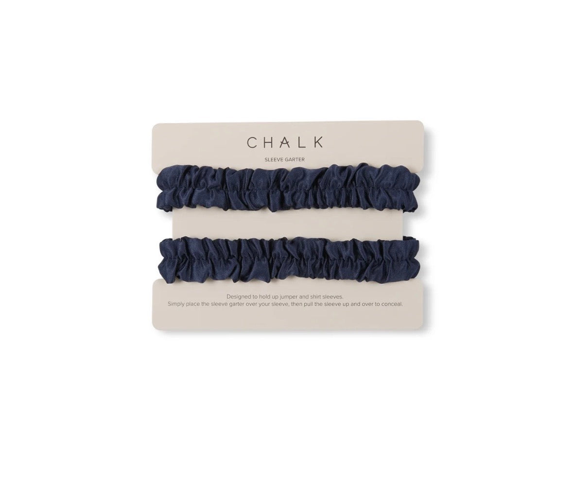 Belinda Sleeve Garter - Navy