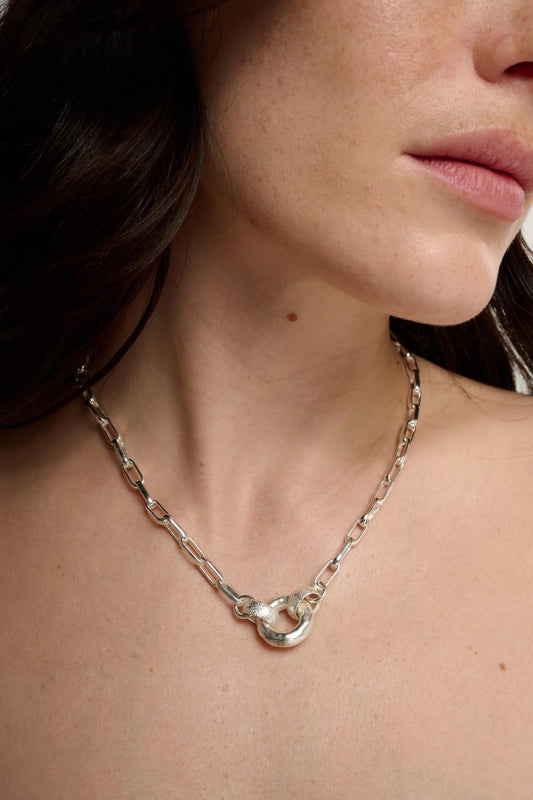 Ebb Necklace Silver