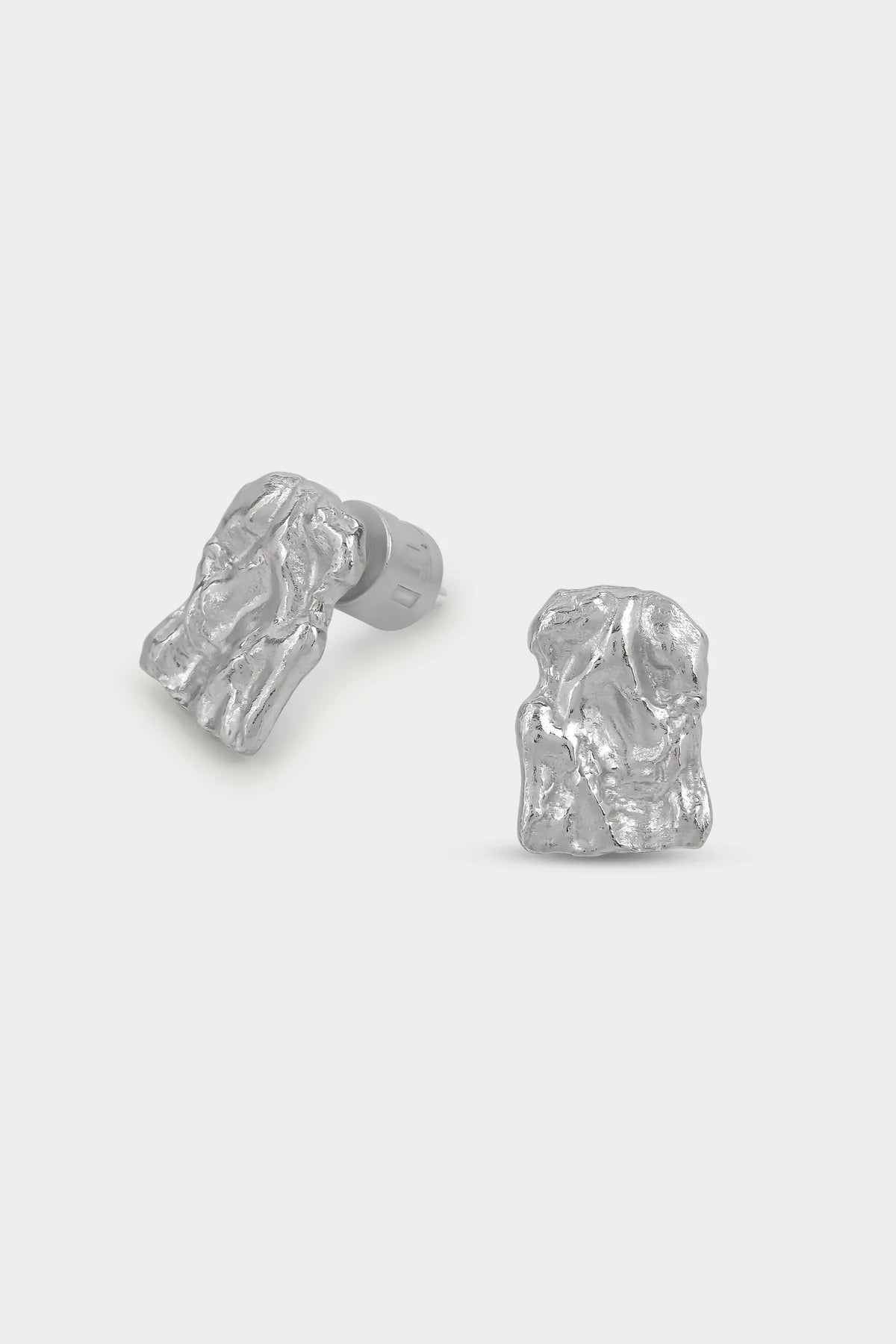 Current Earrings Silver