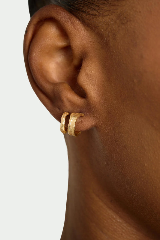 Contour Earring Set Gold