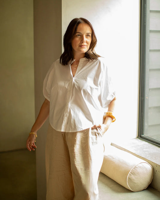 Alma Shirt-White