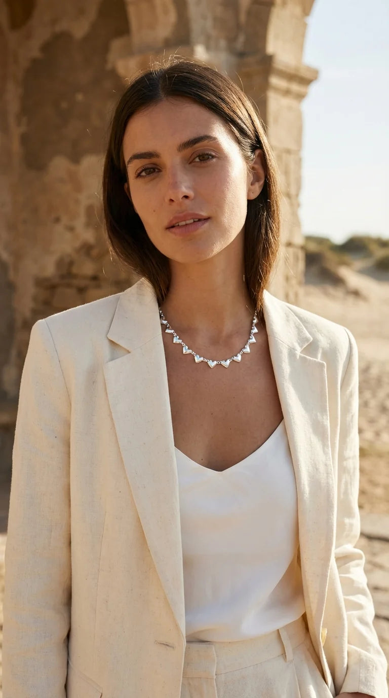 Elena Necklace Silver