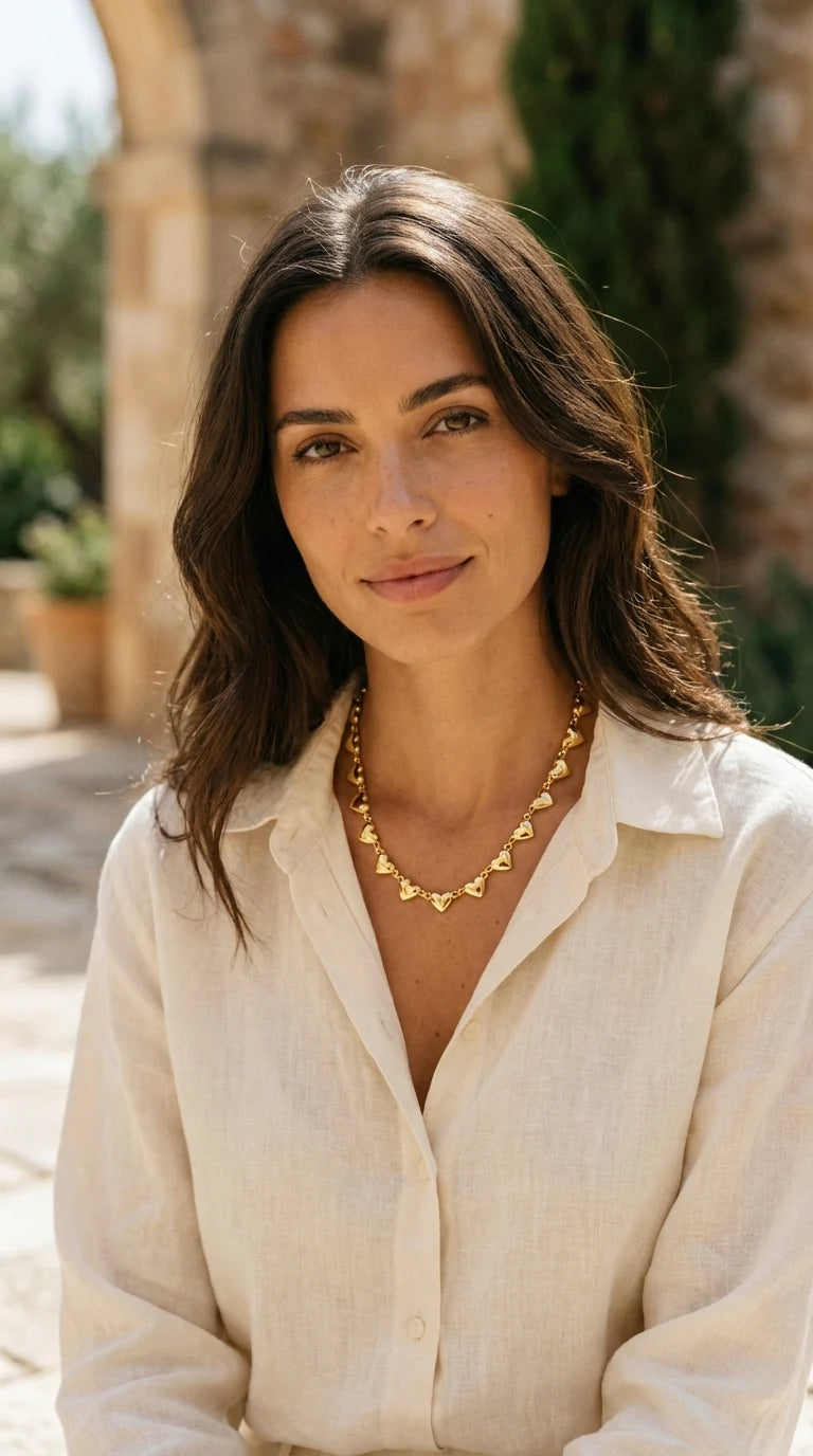 Elena Necklace Gold