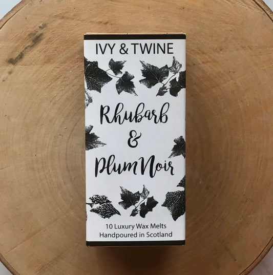 Rhubarb & Plum Noir Wax Melts