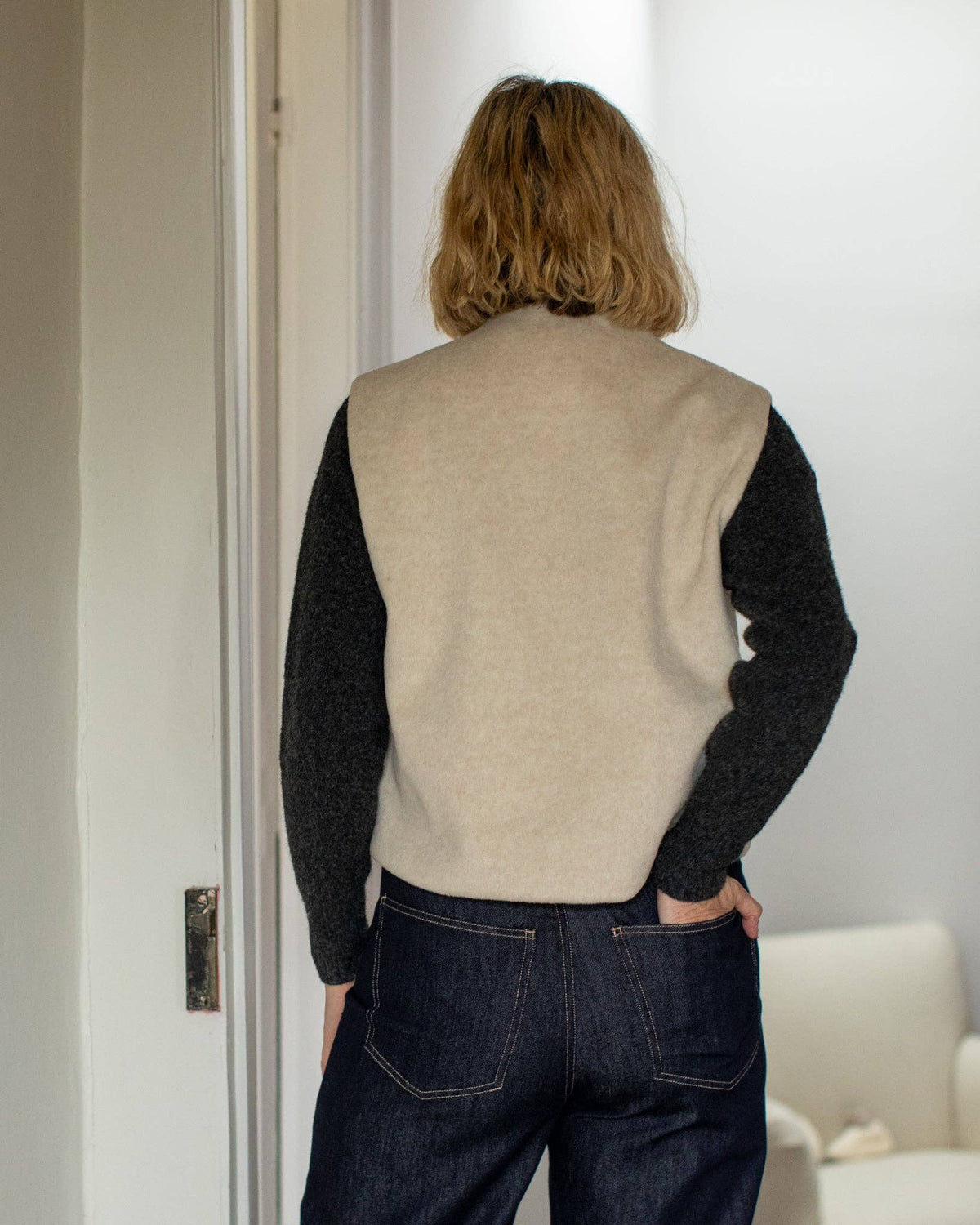 Demi Gilet | Cream