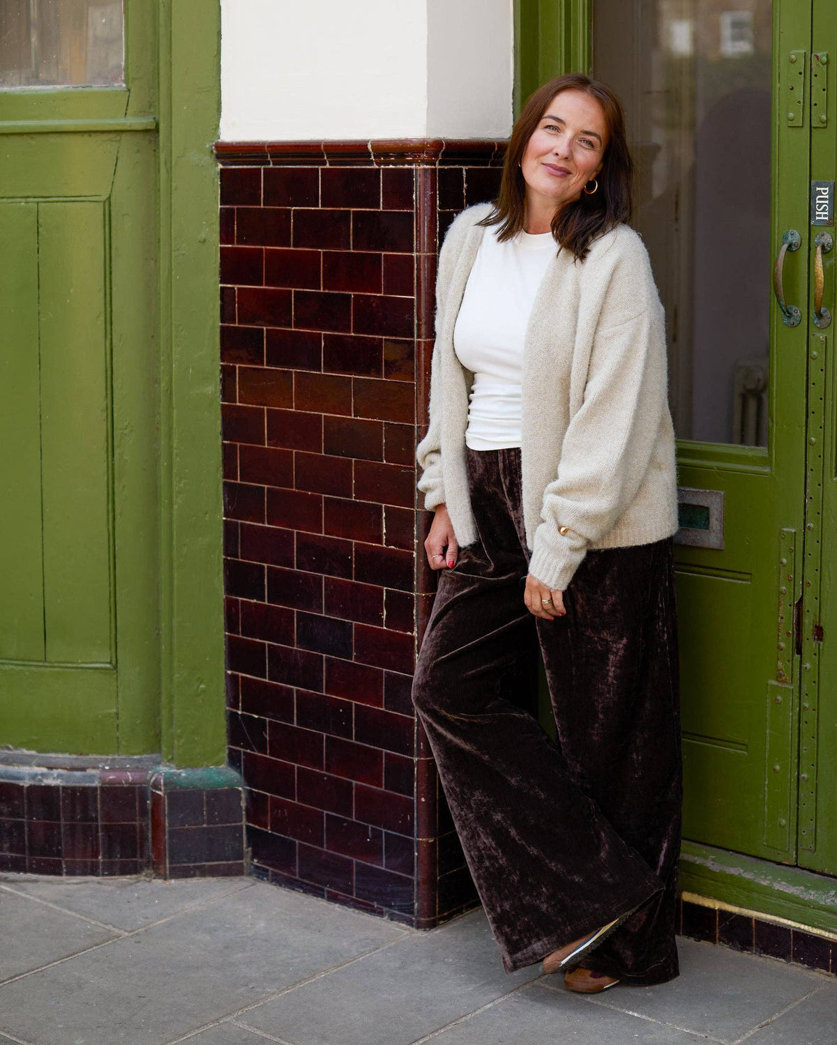 Grace Cardigan | Oyster